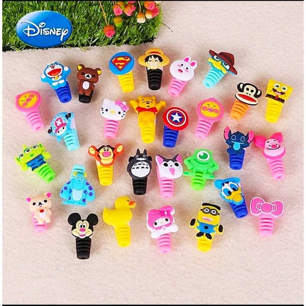 PROTETOR DE CABO DISNEY PARA CELULAR USB ANTI QUEBRA ANDROID IPHONE FONE DE OUVIDO