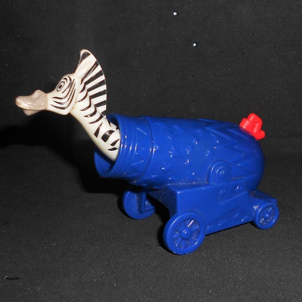 Brinquedo que atira a zebra Martin do filme Madagarcar