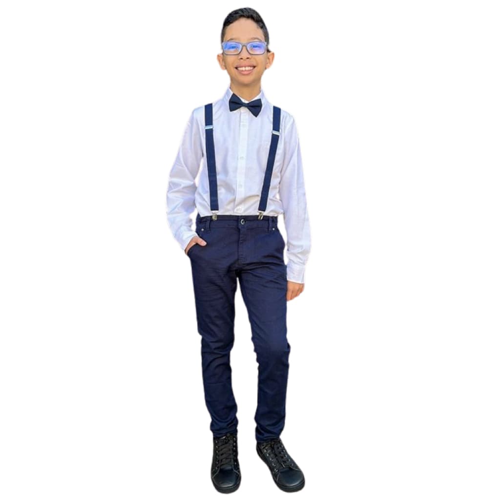 Conjunto Infantil Social Sport Fino Pajem Casamento Festa Formatura Menino