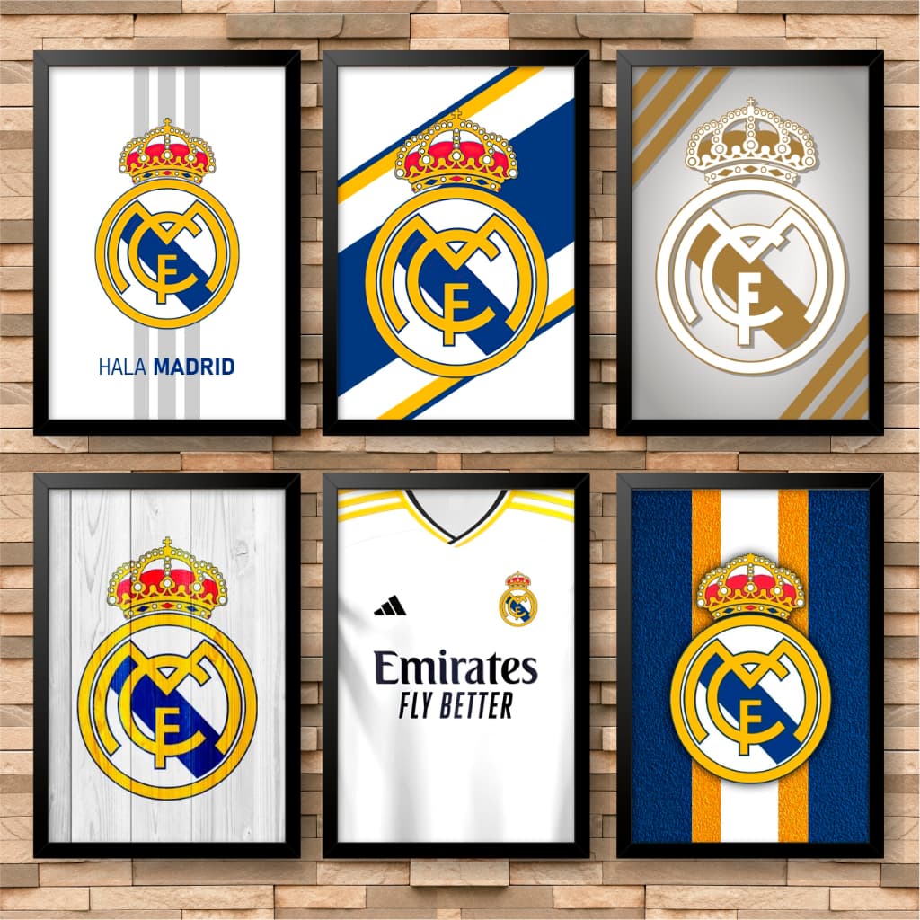 Quadro decorativo Ultra Hd 4k - Real Madrid, futebol, champions league