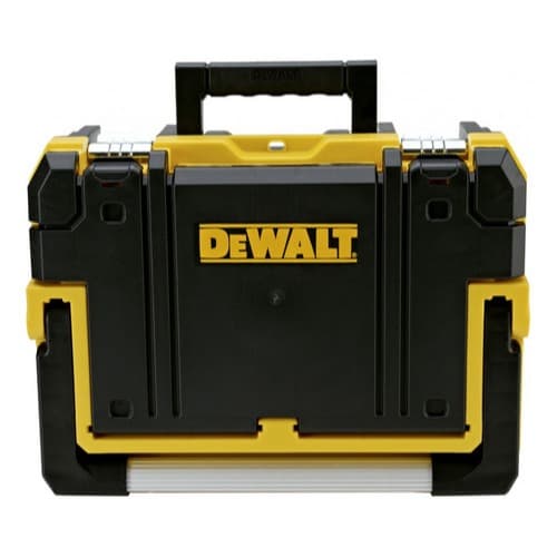 Caixa de ferramentas DeWalt DWST17808 de plástico 333mm x 440mm x 183mm preta e amarela
