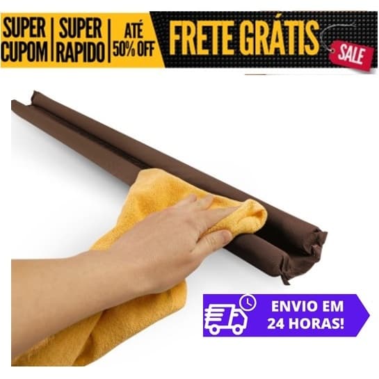 VEDA PORTA Protetor contra pragas em Rolinho Veda Porta Impermeável 80cm Sem Costura Top