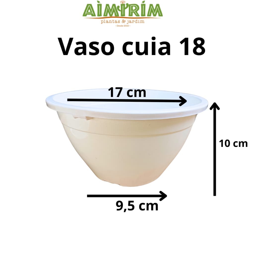 20 Vasos Cuia 18 De Plástico com 1,3 Litros