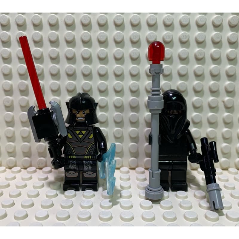 Lego Star Wars Minifigura MOC Sith Lord + acólito sith 22 peças novas Lego original