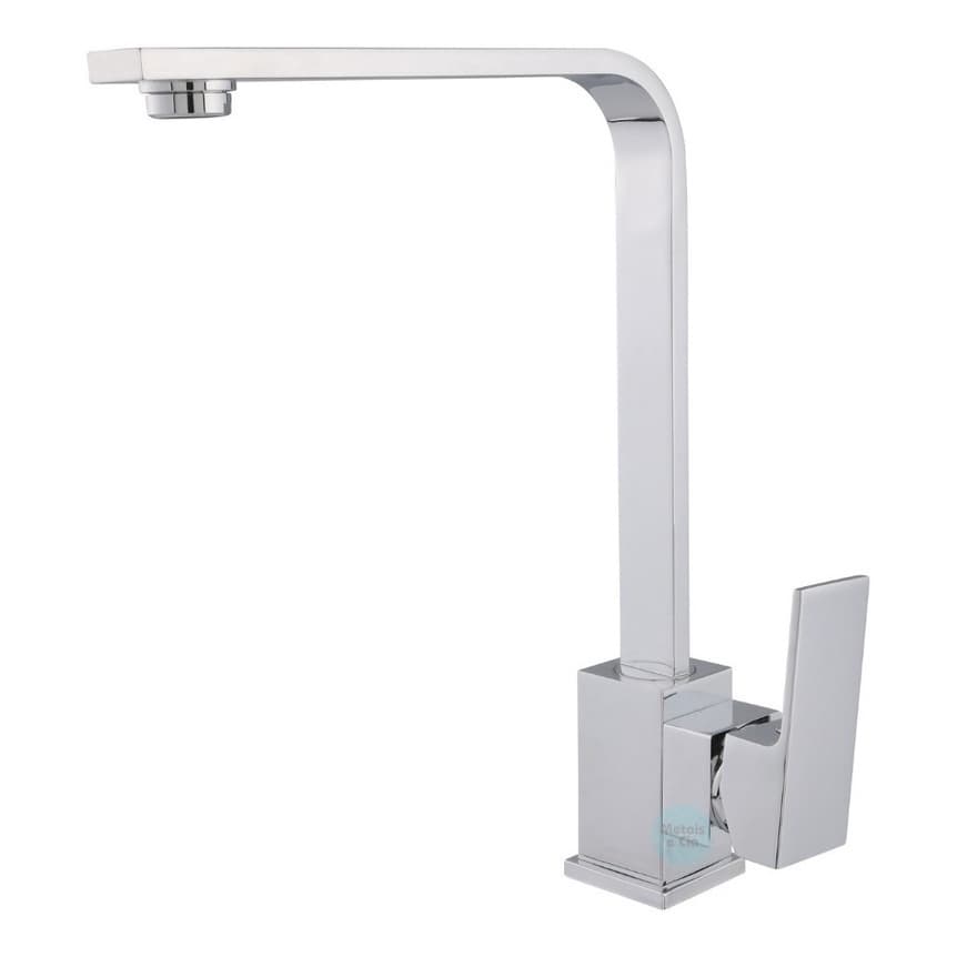 Torneira Misturador Monocomando Cozinha Luxo Quadrada Bancada