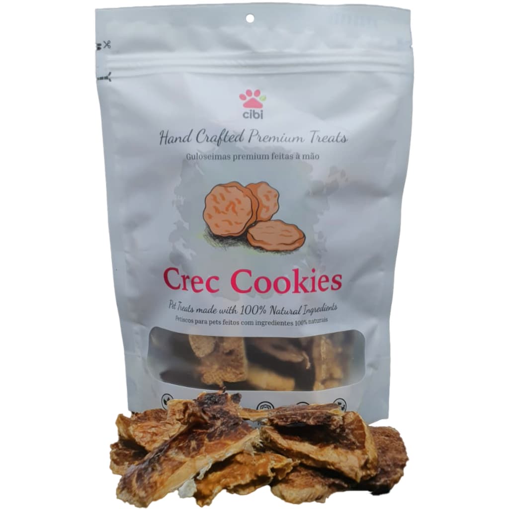 CREC COOKIES-Pulmão Suíno para gatos- Leve, Digestivo, Baixa CALORIA - Ideal para Gatos Sensíveis