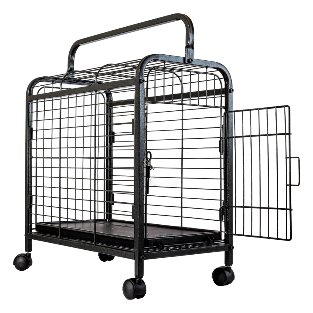 Caixa Gaiola De Transporte Leva Pet Com Rodinhas E Alça 52 x 29 x 54