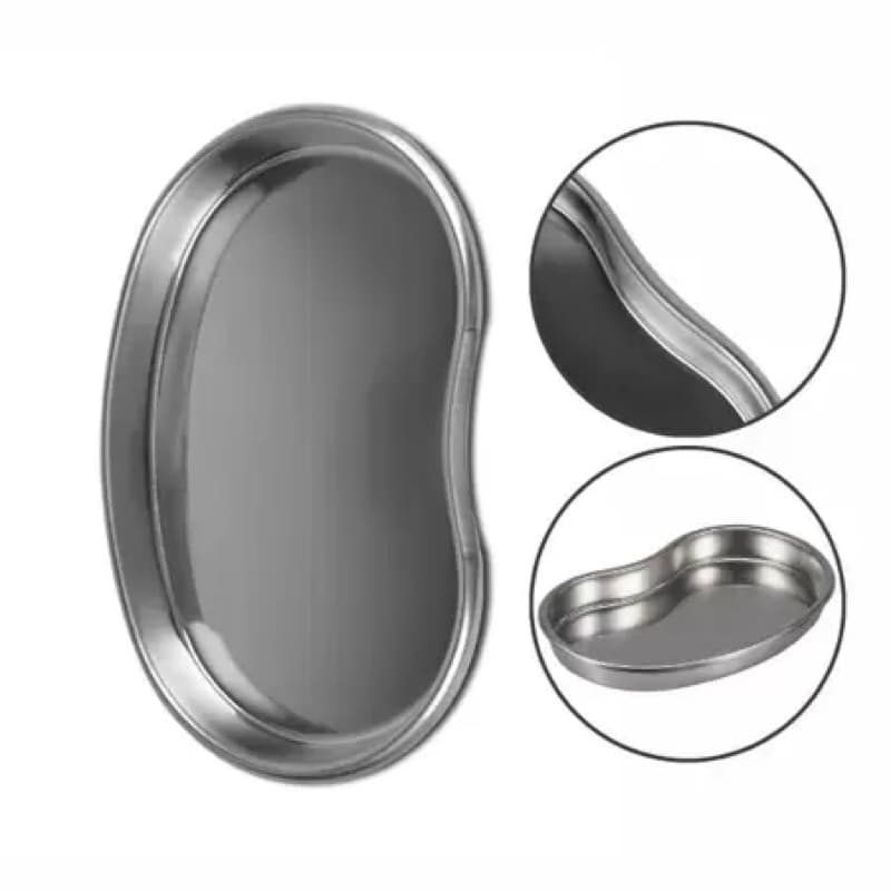 Cuba Bandeija Cirúrgica Rim Aço Inox Procedimentos Micropigmentação Manicure