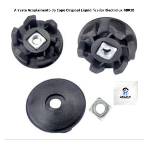 Arraste Acoplamento do Copo Original Liquidificador Electrolux BBR12/20/30/40/50