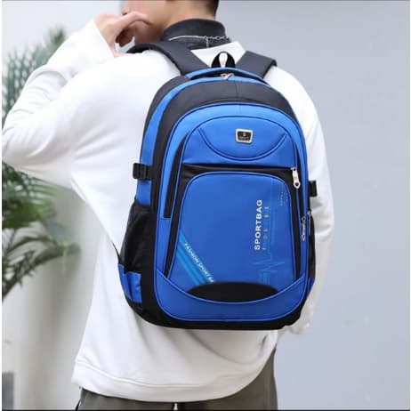 mochila colorida feminina e masculino de nylon à prova d'água para Escolar e Passeio - 6105