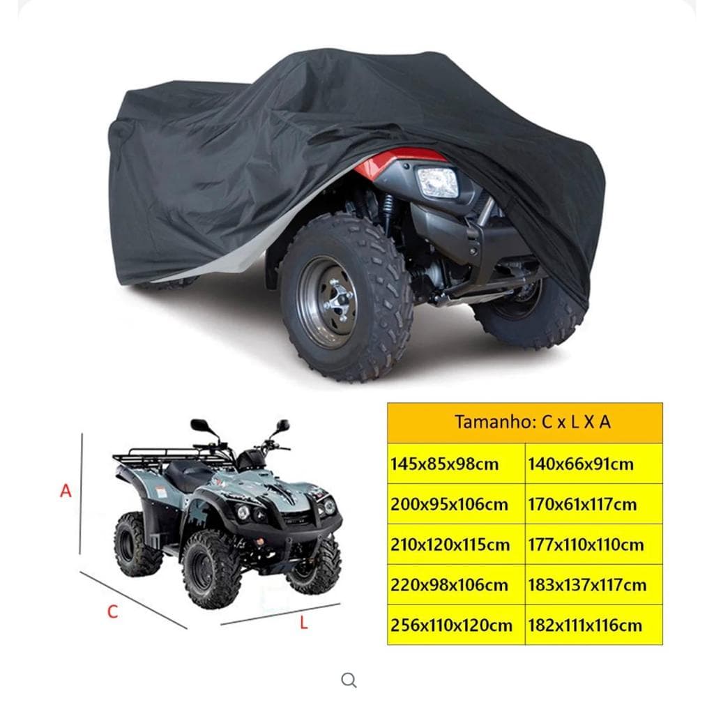 Capa Para Quadriciclo Honda Fourtrax 400 / 420 Impermeável Totalmente Forrada