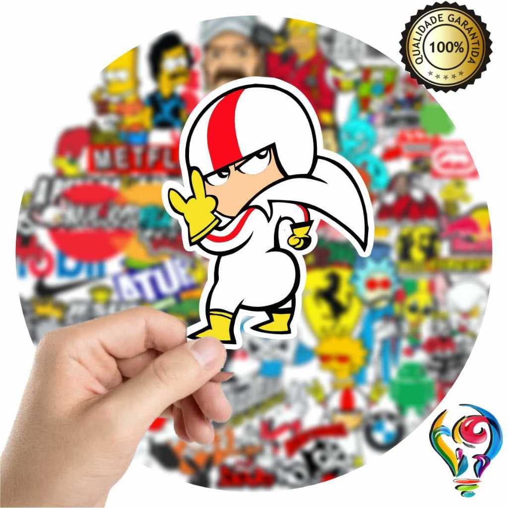 Adesivo Kick Buttowski Animado Sticker Para Bike Skate Moto Capacete Carro Caminhão notbook
