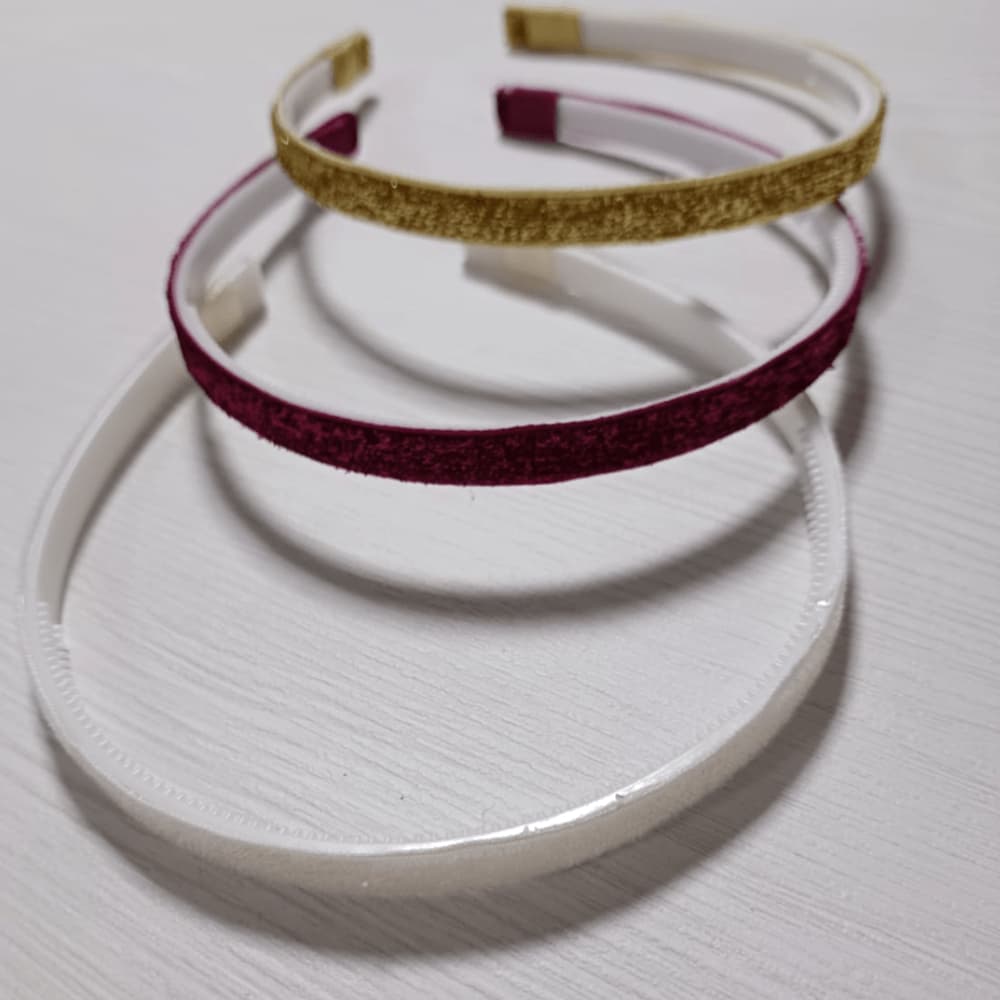 Trio de Tiaras Finas Feminino Infantil com Brilho