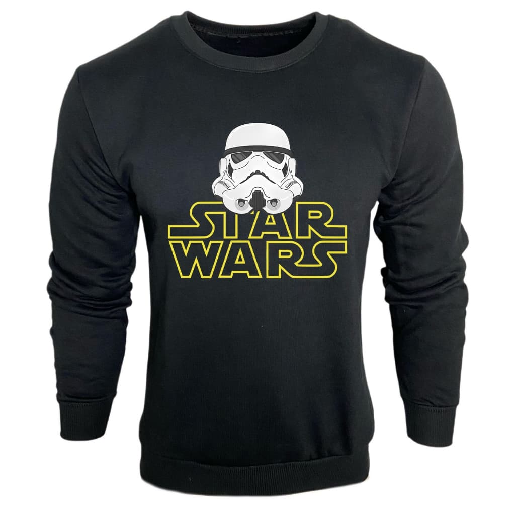 Casaco Moletom Stars Wars Filmes Masculino Feminina Estampado Blusa de Frio Flanelado Unissex Inverno Casual Geek