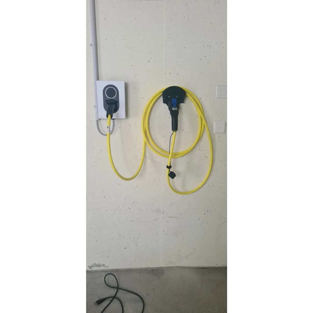 Suporte para cabo e carregador para carro eletrico