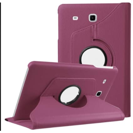 Capa Giratória Para Tablet Galaxy Tab E 9.6 T560 / P560 T561/Roxo