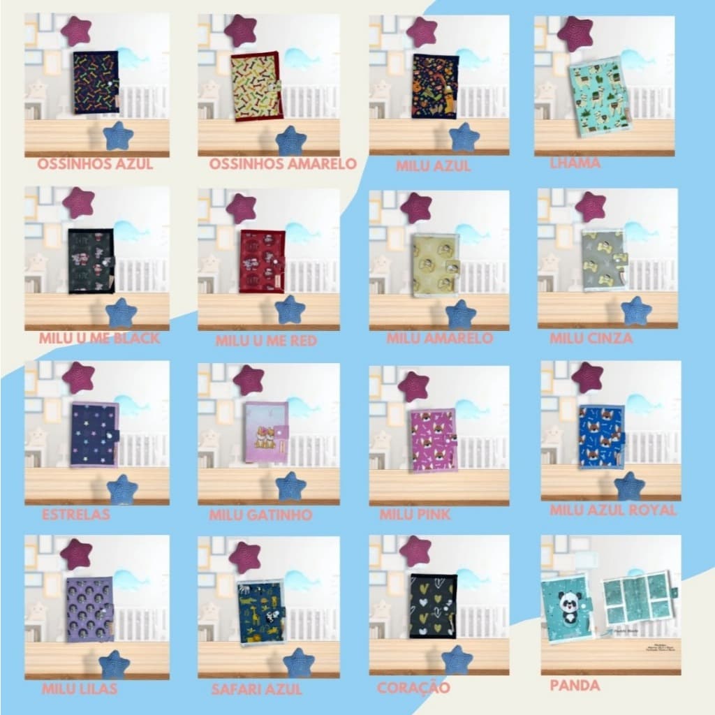Porta Documentos com Estampas Exclusivas