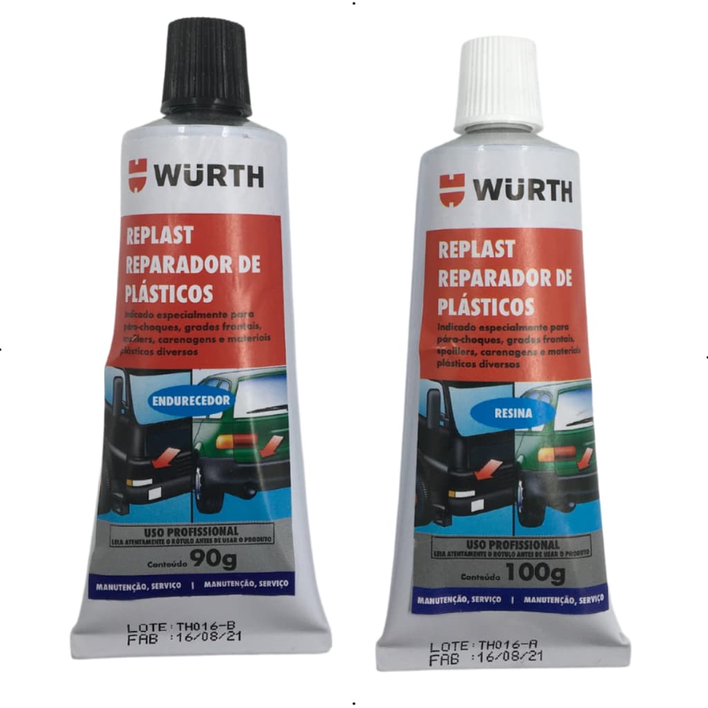 Reparador De Plásticos Automotivos Replast Veda E Cola Wurth