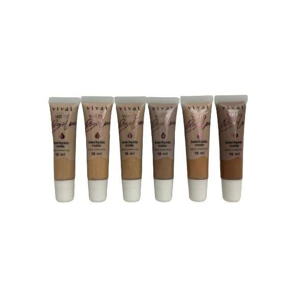 Base Líquida Matte Vai na Bolsa, VIVAI 18ML