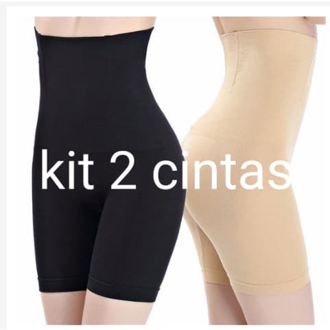 KIT Shorts Segunda Pele Modelador Compressão Não Enrola
