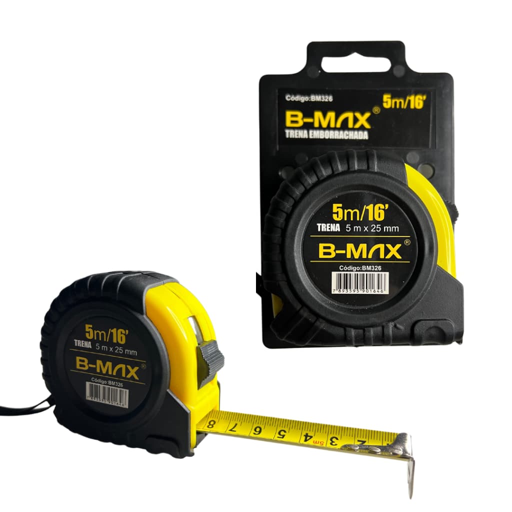 Trena De Aço 5 Metros x 25 MM Com Trava BM-326