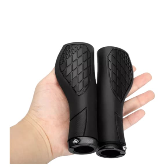 Manopla Punho Anatômico C/ Trava Bike Bicicleta Ciclismo