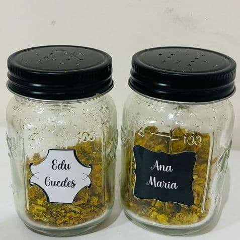 48 Adesivos Vinil para Potes Organizadores Temperos Mantimentos Organizador  de Condimentos 3x3cm