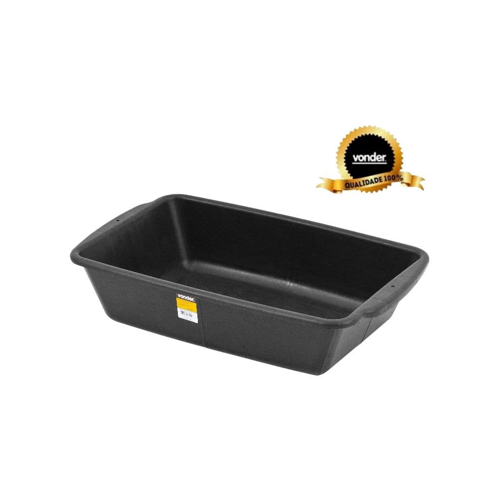 Caixa plástica retangular, para massa, 20 litros, VONDER