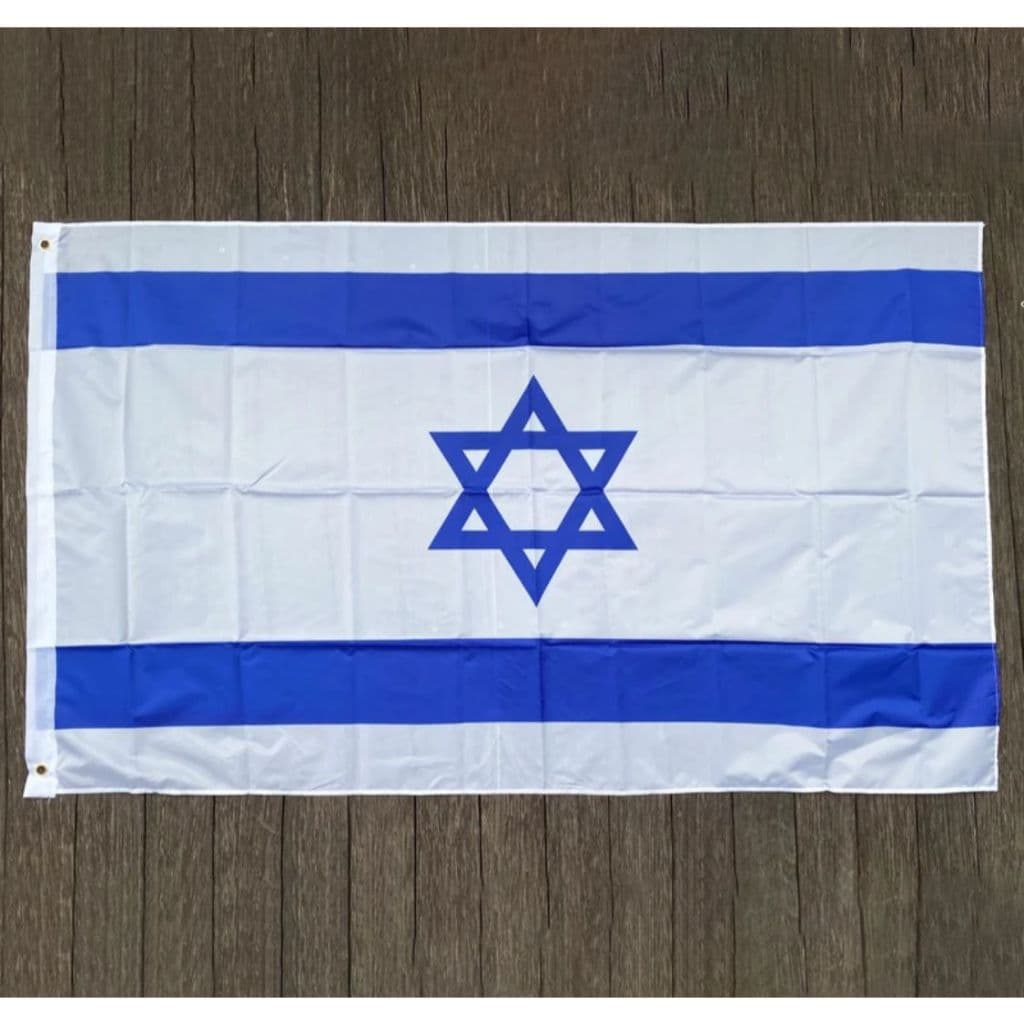 Bandeira de Israel 1,50 x 0,90 cm Poliéster