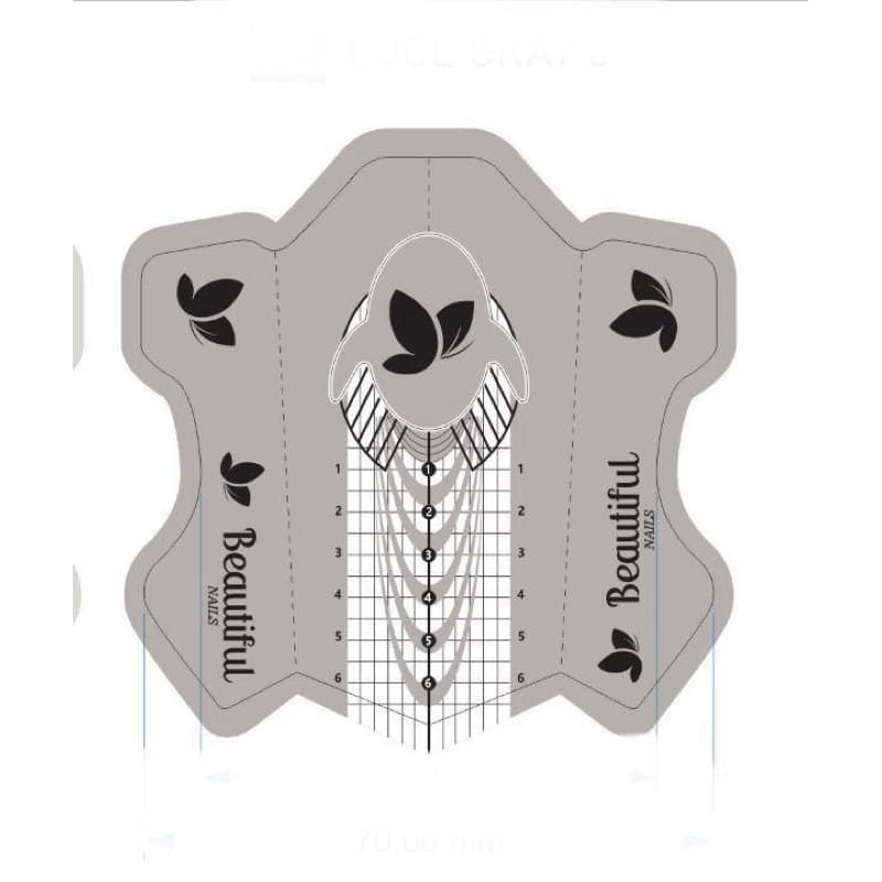 Moldes de Papel 100 unid -  Beautiful Nails caixa com 100 - para unhas acrílicas, unha de gel  e unhas de polygel.