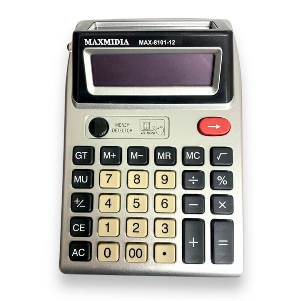 Calculadora Eletrônica De Mesa 12 Dígitos Visor Duplo