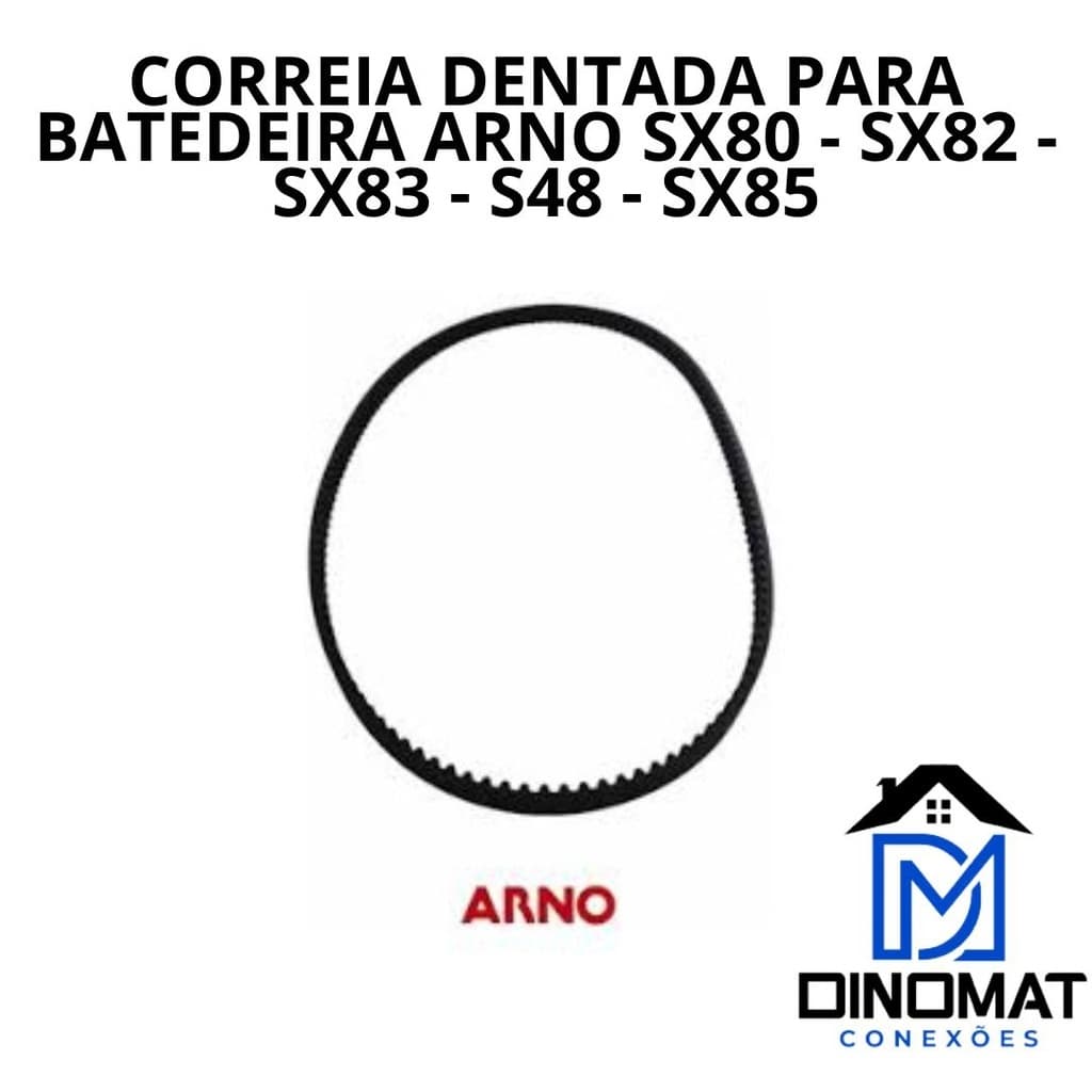 CORREIA DENTADA PARA BATEDEIRA ARNO SX80 - SX82 - SX83 - S48 - SX85