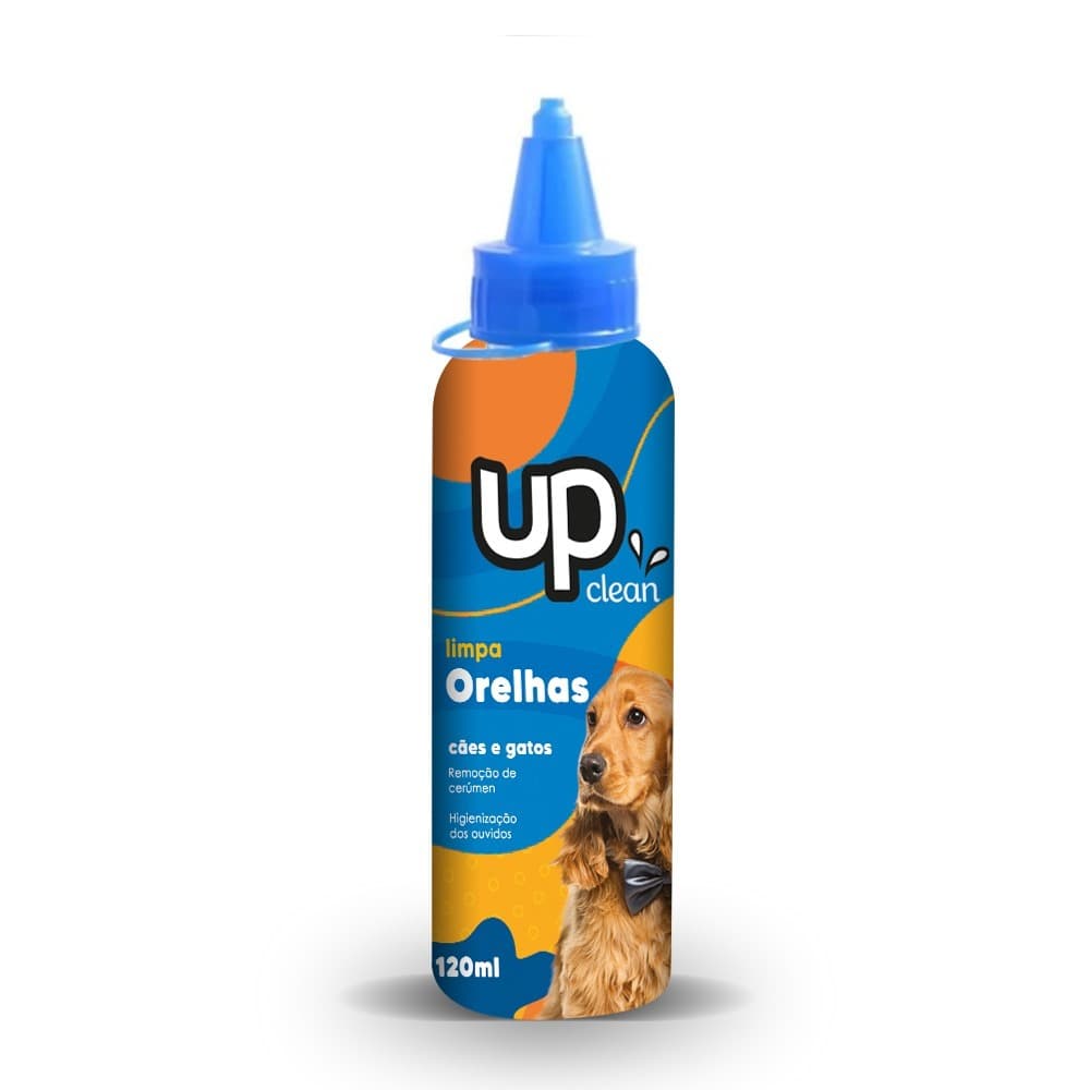 Limpador de orelhas para Cachorro 120ml UP CLEAN