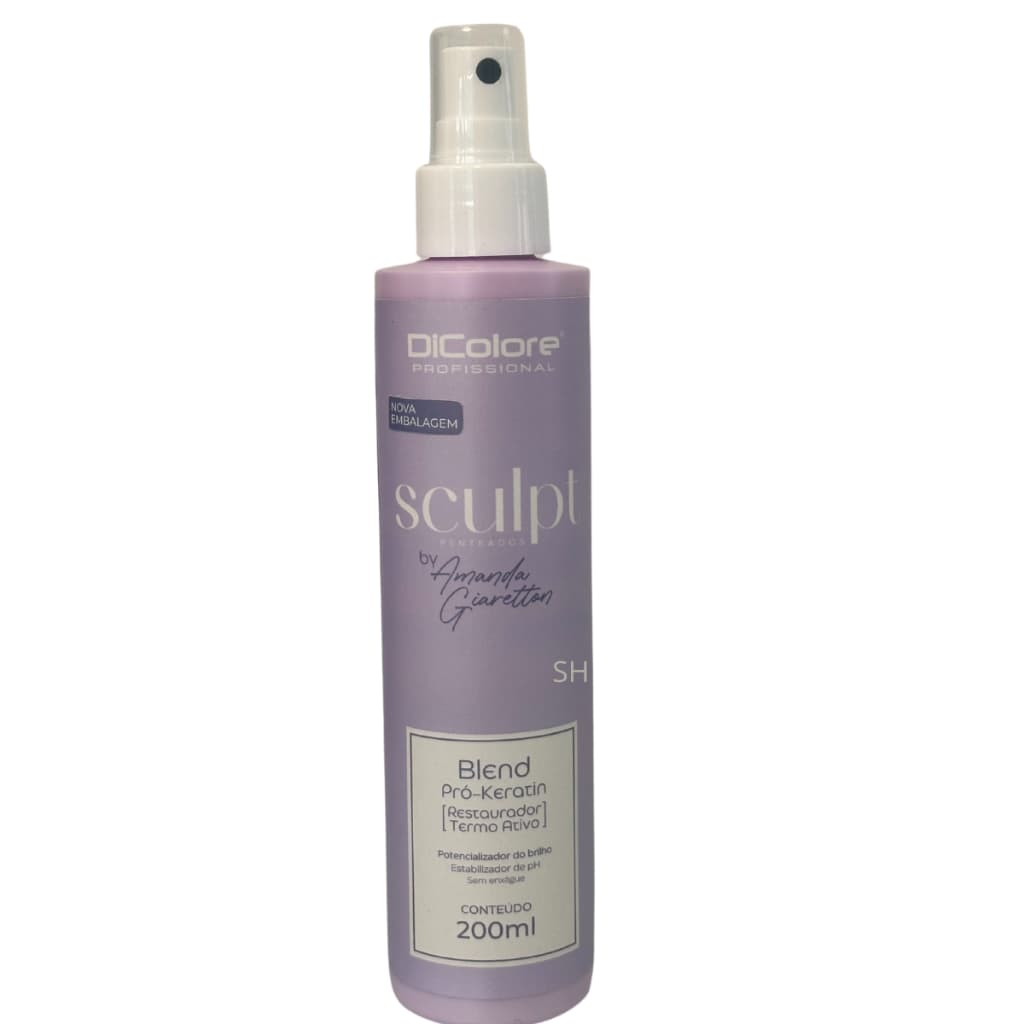Restaurador blend Termo Ativo Profissional Com Filtro Solar Uv. 200ml, dicolore protege do calor do secador e do sol.