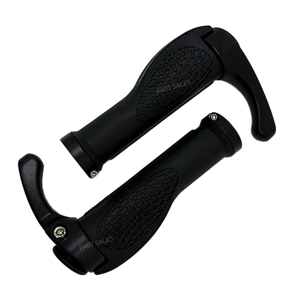 Par Manopla Anatômica Gel Trava Bar End Bicicleta Conforto Bike