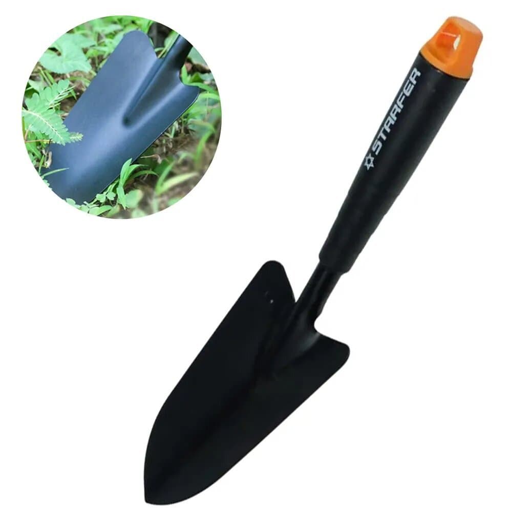 Pá Estreita com Cabo para Jardim Starfer Fácil Uso Resistente 32cm Jardinagem Plantas Flores