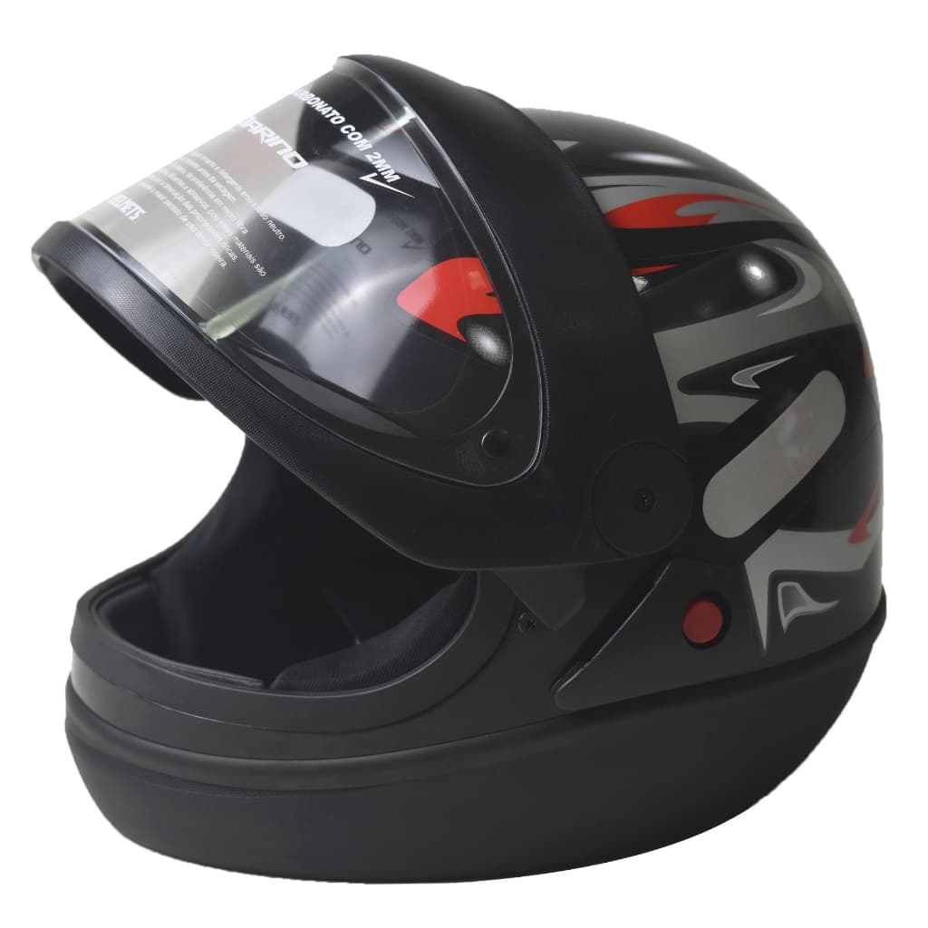 Capacete San Marino Samarino Original Taurus entrega rapida Preto e Capacete Pro Tork SM