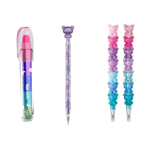 Lapiseiras de  Ursinhos  - Caneta Borracha  Holic  Link - Tris