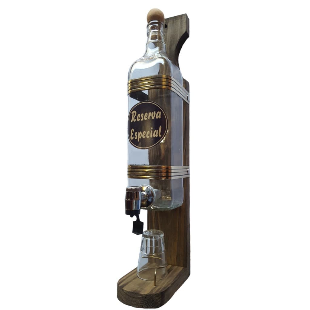 Pingometro Dosador De Bebidas Porta Pinga / Cachaça Madeira - Shot