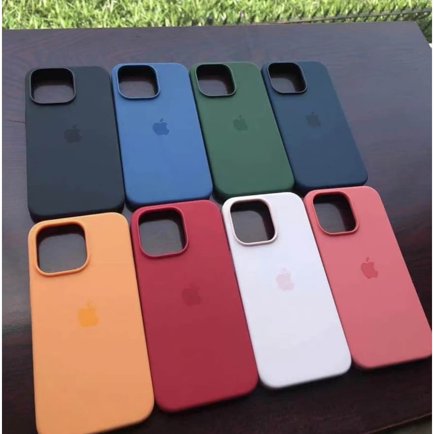 Capa Silicone Aveludado Original Para Iphone 7/8G 7/8 PLUS XR XS XS MAX 11 12 13 14 Pro Max