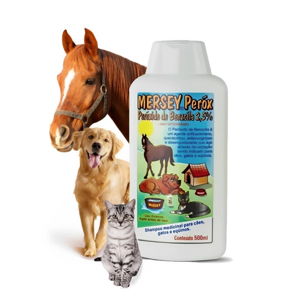 Shampoo Mersey Peróx  Peróxido De Benzoíla 2,5% 500ml