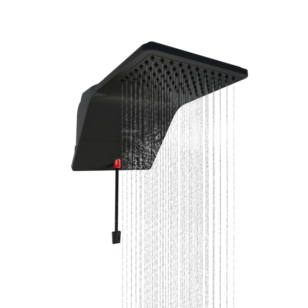 Chuveiro elétrico Ducali Preto 7500W 220V - Zagonel