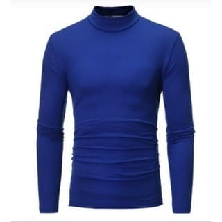 Camisa Masculina Inverno Manga Longa Gola Alta com Proteção UV