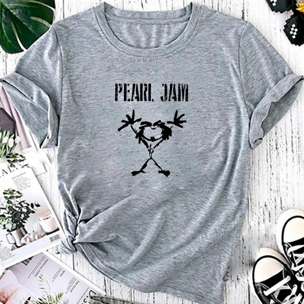 T-shirt Blusa Linda Pearl Jam Boneco Rock Camiseta Feminina Camisa