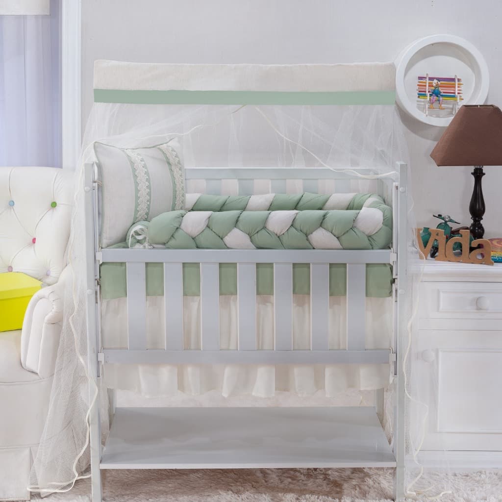 KIT PARA MINI-BERÇO TRANÇA MENINO E MENINA FIORENCE
