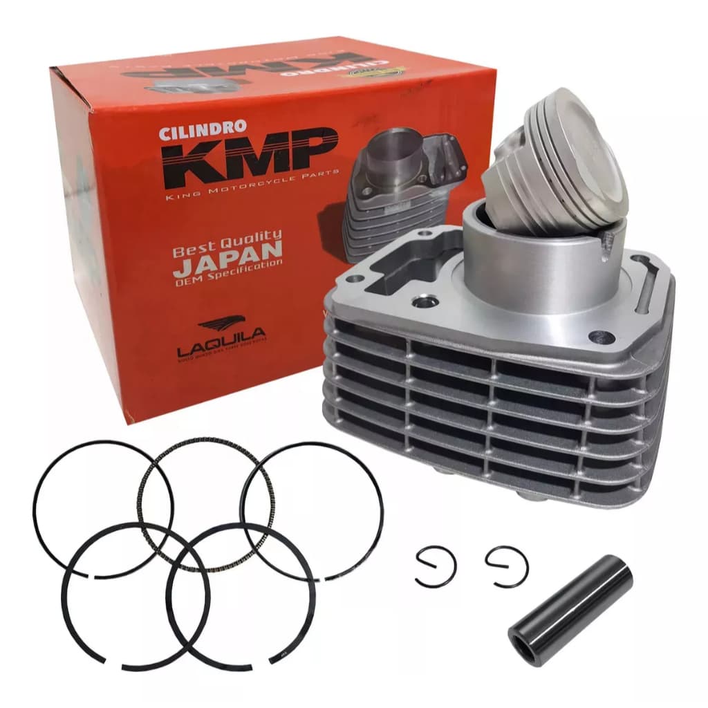 Kit Cilindro Motor Honda Fan 125 2009 2010 2011 2012 2013 2014 2015 2016 2017 2018 Kmp