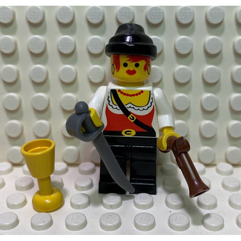Lego System Pirate minifigura Pirate Woman 7 peças Lego original