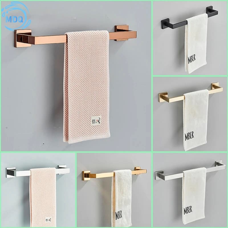 Suporte Banheiro Barra de Toalha 40cm Porta Toalha Alta Qualidade Acessorios Banheiro Furação
