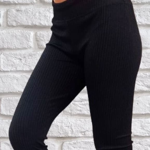 Calça Legging Menina Infantil Tecido Canelada 3D Elastico