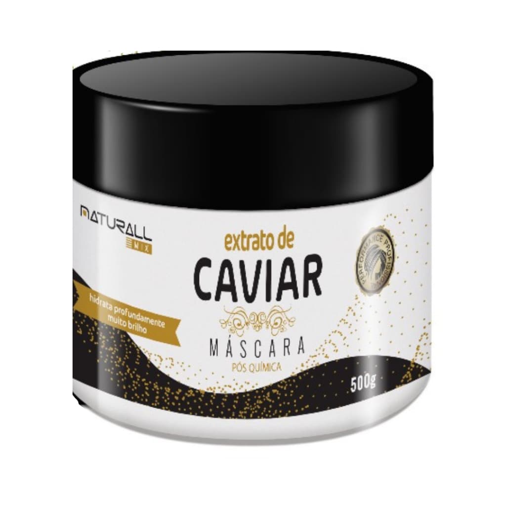 Máscara Capilar Extrato de Caviar Hidratação Profunda Naturall Mix